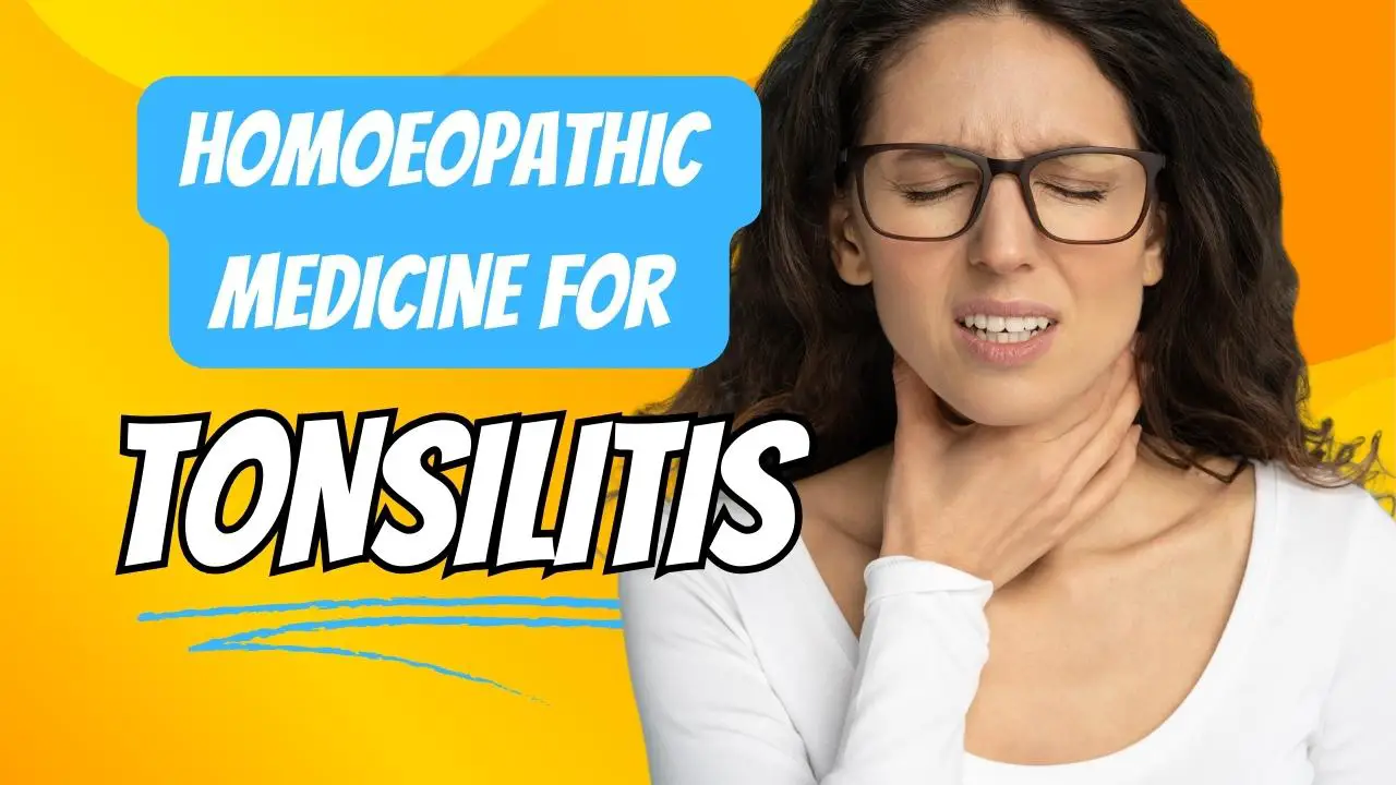 Homoeopathic medicine for tonsilitis